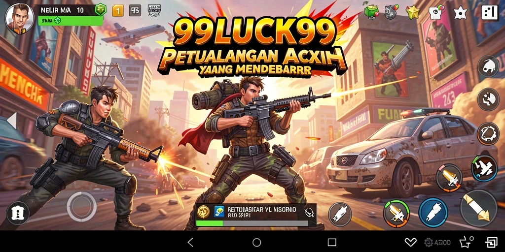 Screenshot gameplay yang menampilkan aksi cepat dan grafis menakjubkan.