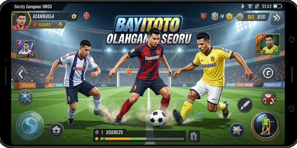 Tangkapan layar gameplay BAYITOTO yang menampilkan aksi olahraga seru.