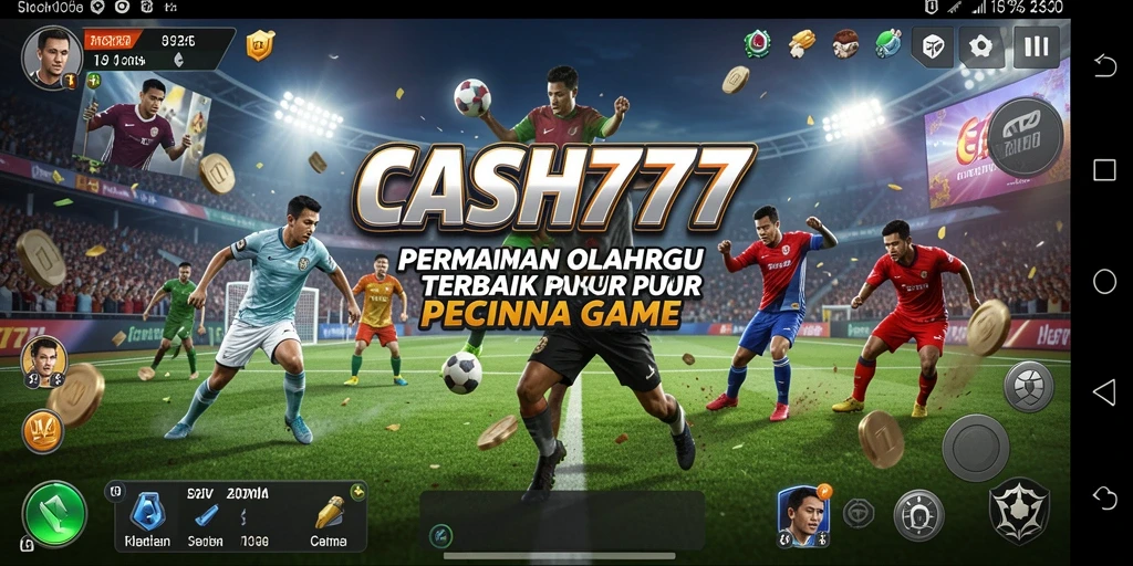 Tampilan gameplay menarik dari CASH777 dengan aksi olahraga yang mendebarkan.