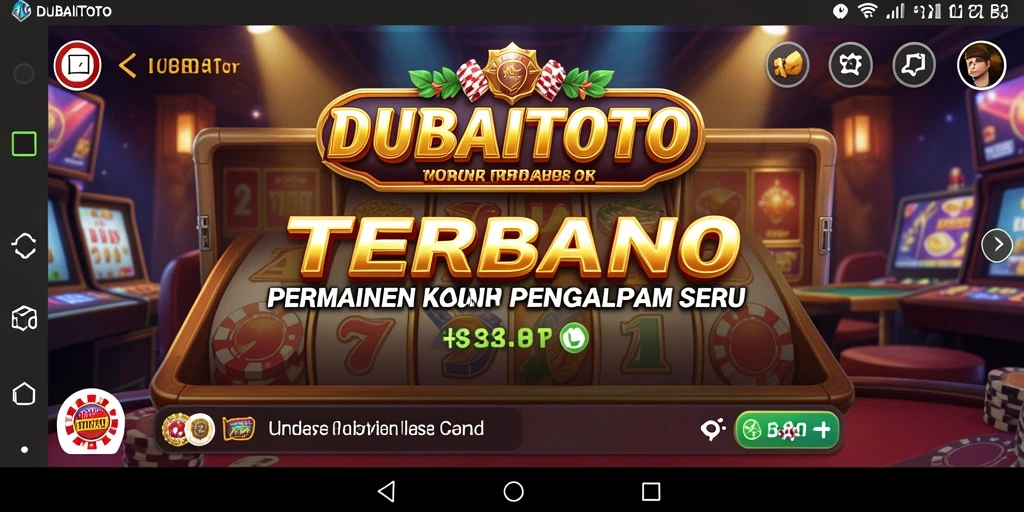 Tampilan permainan Kasino DUBAITOTO yang seru dan menegangkan.