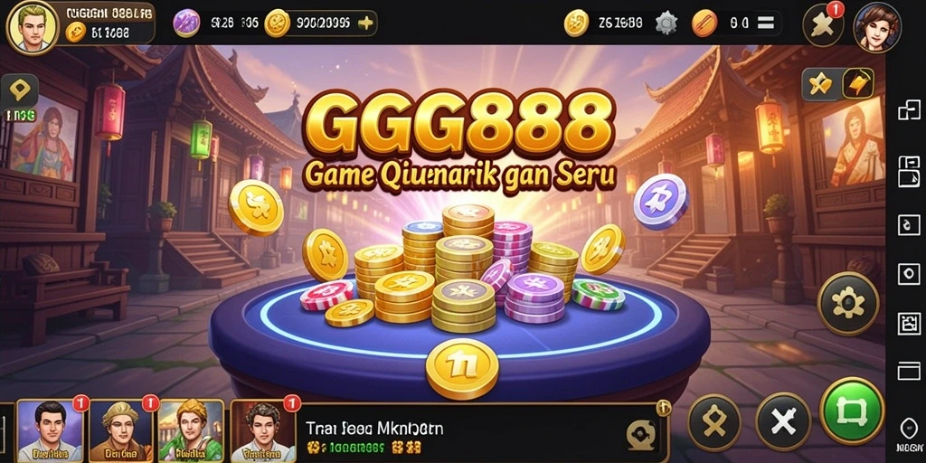 Tampilan gameplay QiuQiu yang seru di GGG888.