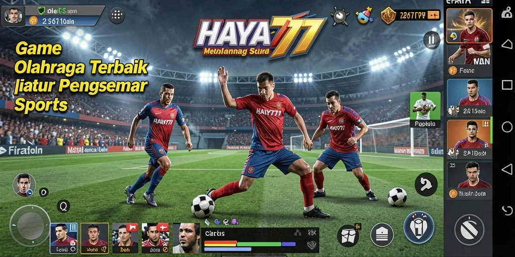 Gameplay seru HAYA777 dengan aksi olahraga yang mendebarkan.