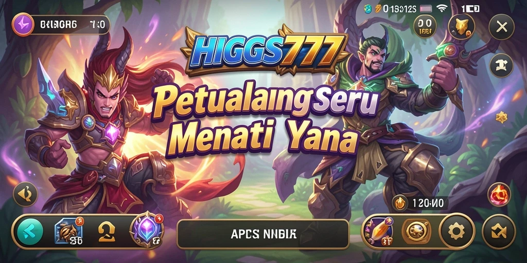 Screenshot HIGGS777 menampilkan karakter dalam petualangan yang seru dan menantang.