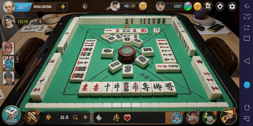 Screenshot JOS77 menunjukkan gameplay Mahjong yang seru dan menantang.