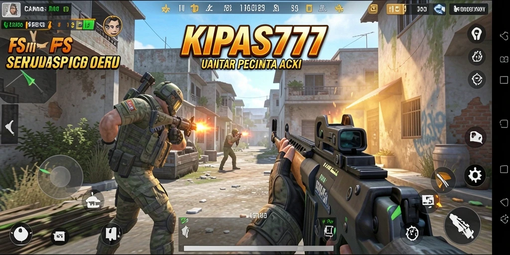 Gameplay seru KIPAS777 dengan aksi tembak-menembak yang intens.