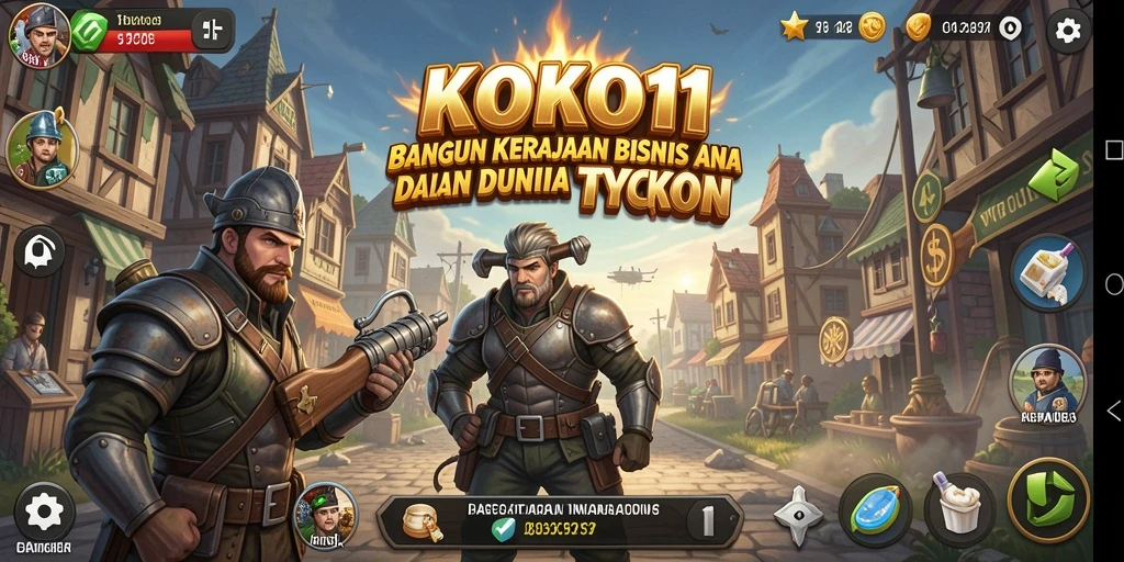 Tampilan gameplay KOKO11 yang penuh warna dan interaktif.