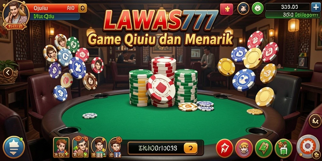 Tampilan permainan QiuQiu yang menarik dan interaktif.