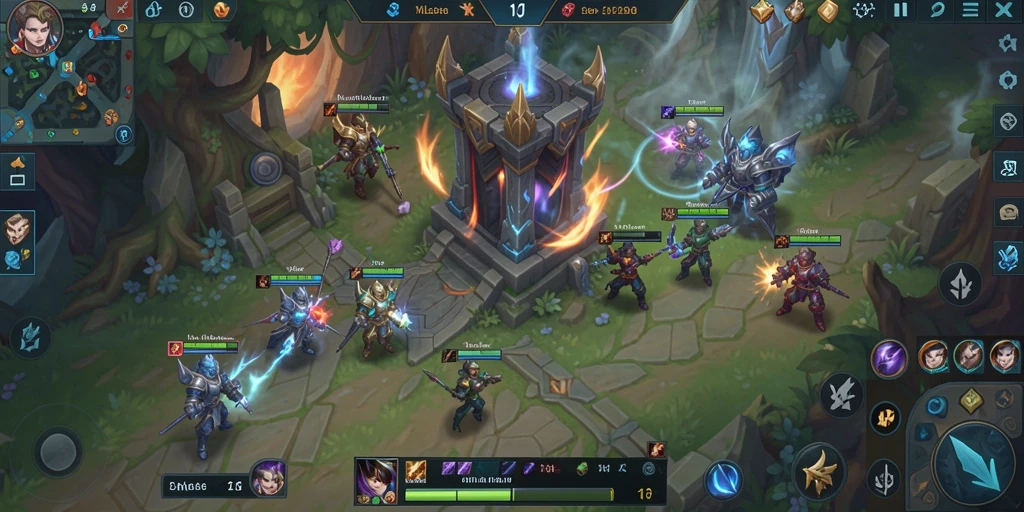 Tampilan gameplay <strong>MLBB8</strong> yang mendebarkan dalam Tower Defense.