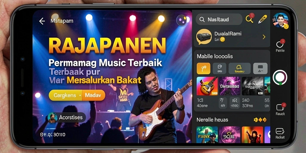 Tampilan gameplay RAJAPANEN yang menarik dan penuh warna.