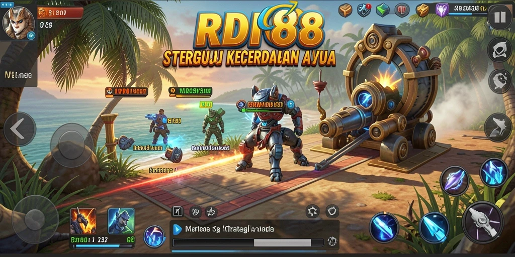Tampilan menakjubkan dari gameplay strategi RDI88 yang seru.