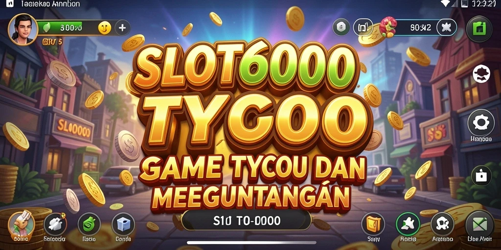 Tampilan screenshot utama SLOT6000 menampilkan gameplay Tycoon yang menarik.