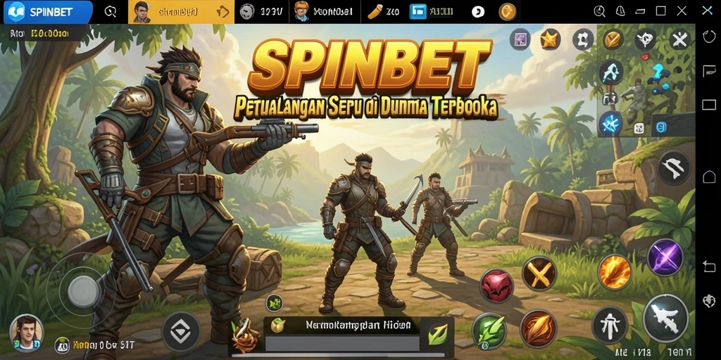 Tampilan menakjubkan dari dunia terbuka SPINBET.