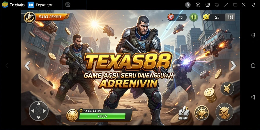 Tampilan gameplay TEXAS88 yang menegangkan dan adrenalin tinggi.