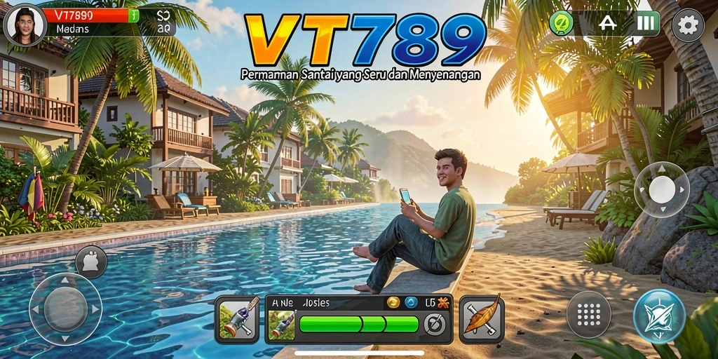 Tangkapan layar utama VT789 menampilkan aksi seru dalam gameplay Casual.