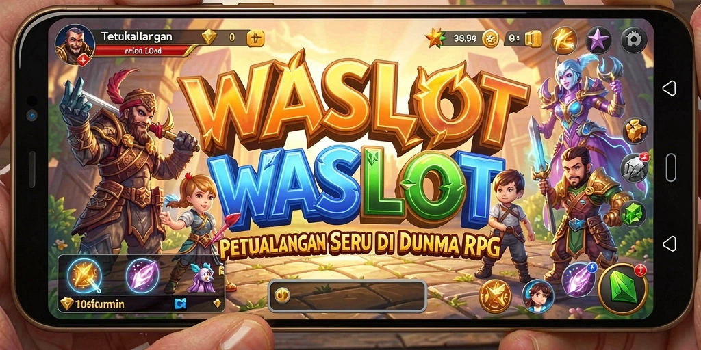 Tampilan gameplay menakjubkan dari WASLOT dengan aksi RPG yang seru.
