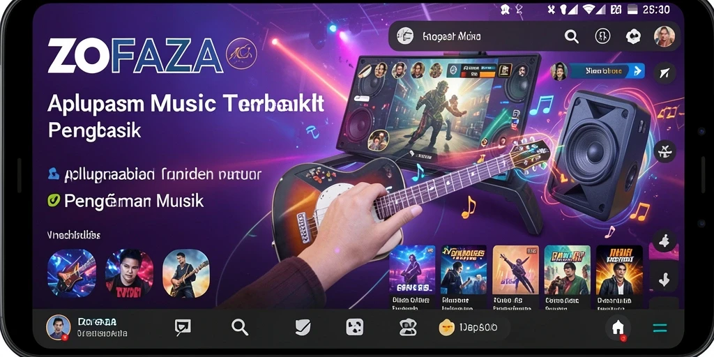 Tampilan interaktif dari gameplay ZOFAZA yang mengasyikkan.